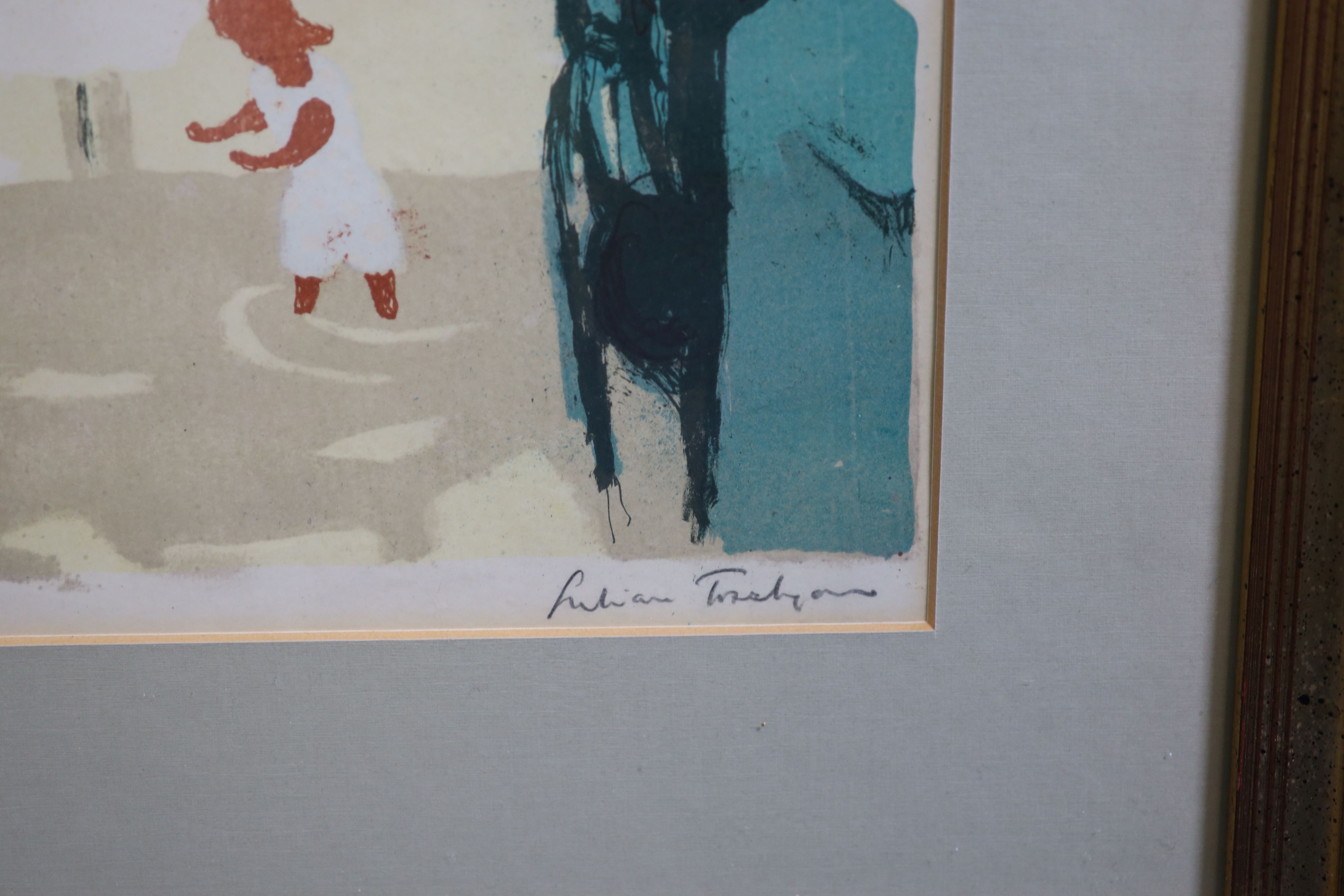 Julian Trevelyan (1910–1988), Thames Regatta, lithograph printed in colours, 1951, 50 x 71cm